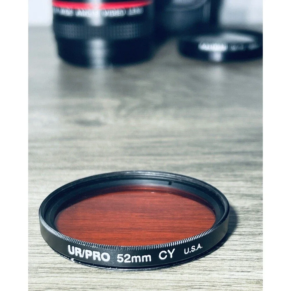 Vivitar 0.5X Video Underwater Lens Wide Angle UR/Pro 52mm CY Kalimar CU+2 & CASE